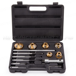 Набор зенкеров универсальных твердосплавные 14 предметов профи